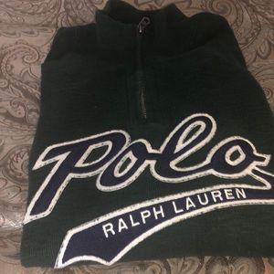 Polo Ralph Lauren Mens Lettered Sweater
